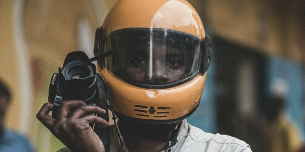 Helmet and camera